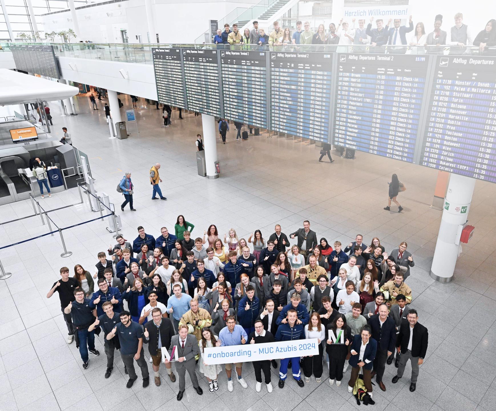 110 Nachwuchskräfte wagten am 1. September 2024 den Start ins Arbeitsleben bei der FMG und ihren Tochterunternehmen.